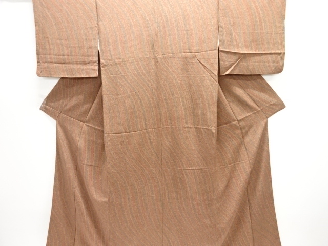 よろけ縞模様小紋着物